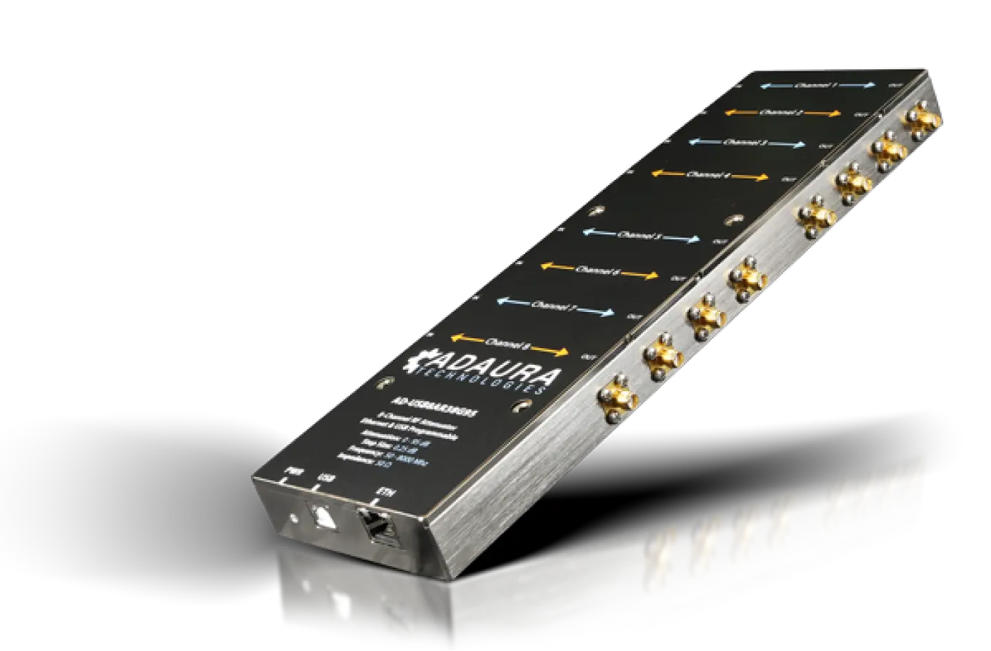 八通道 50-8000MHz 可编程 RF 衰减器