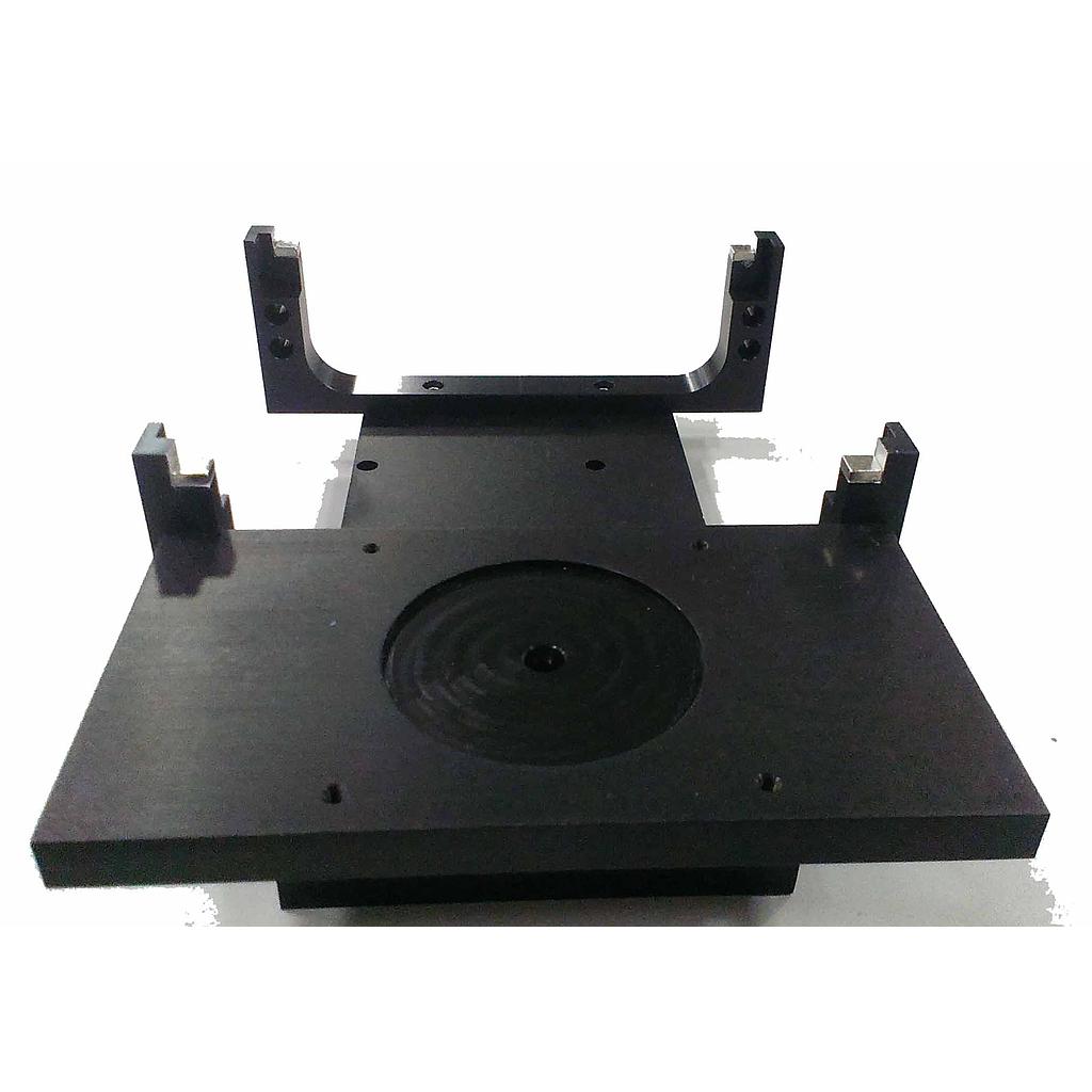 Model SCC-6-B 15 &times; 15 cm（6" &times; 6"）太阳能电池夹具，非冷却，背面接触