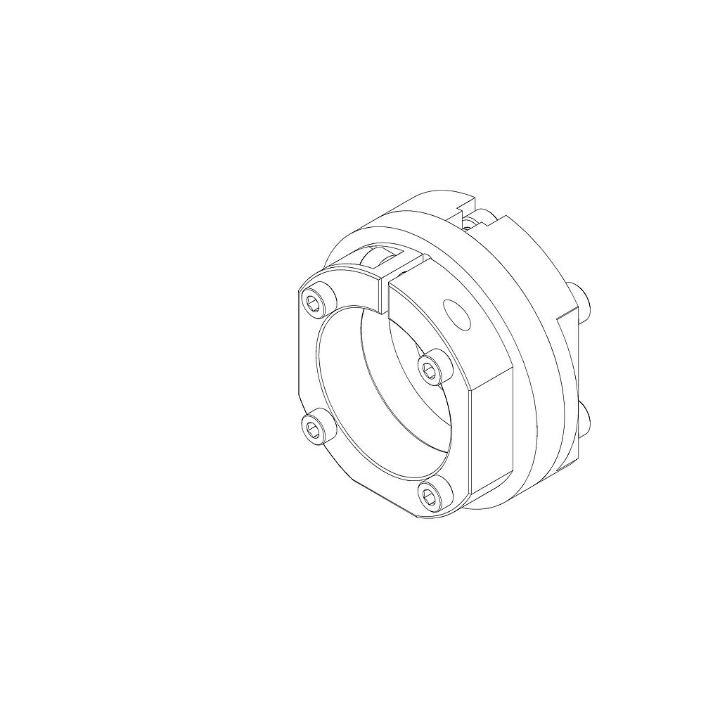 Model CON1-XY-T1 1" X-Y 可调光学耦合器