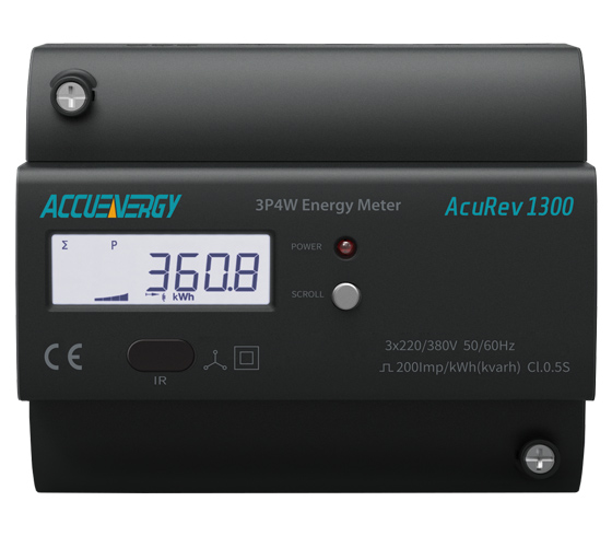Accuenergy DIN 电力 与 电能表 &ndash; AcuRev 1310 系列