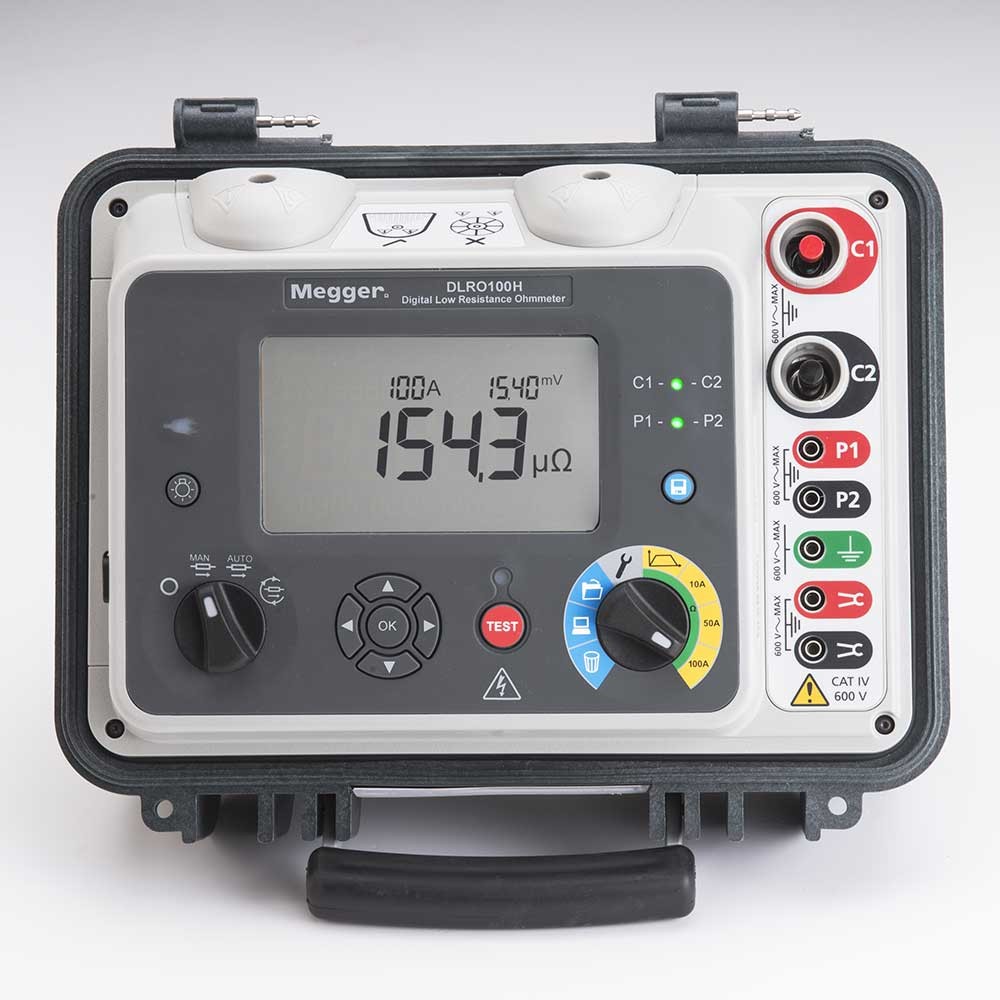DLRO100 系列 数字 低电阻 ohmmeters &ndash; Megger