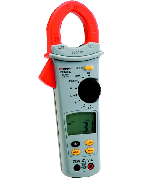 数字 clampmeter &ndash; Megger DCM340