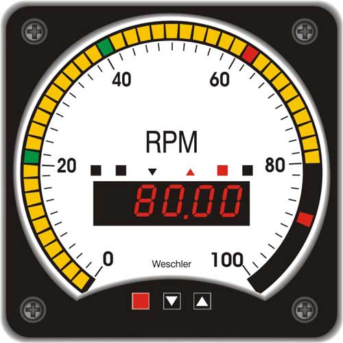 tri-颜色 circular 光柱表 &ndash; Weschler