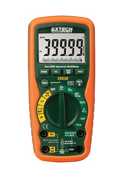 重载 工业 万用表 &ndash; EX500 系列 &ndash; Extech