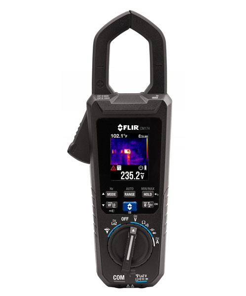 热式 imaging 交直流 钳形 万用表 &ndash; CM174 &ndash; FLIR / Extech