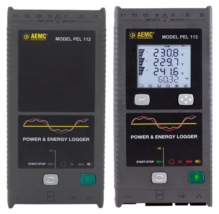 PEL112/113 电力 与 电能记录仪 &ndash; AEMC