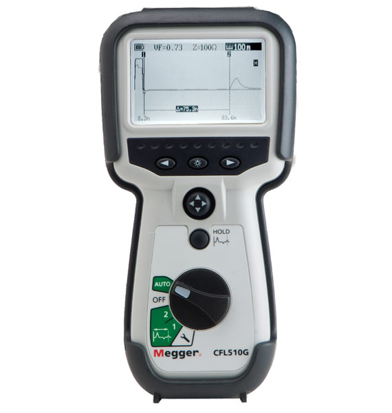 双 cursor hand-held TDR &ndash; Megger CFL510G