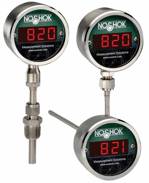 Noshok 820/821 系列 数字 温度 指示器