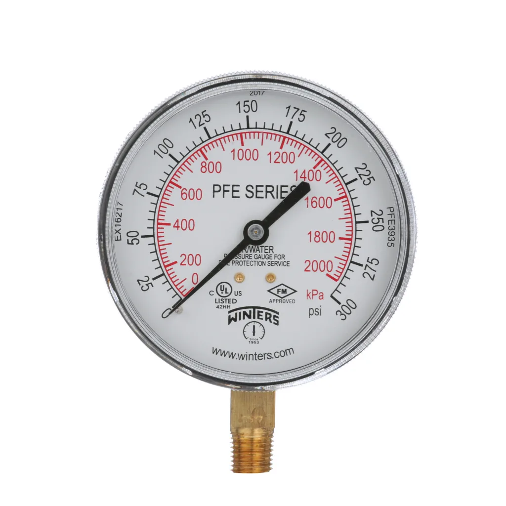 PFE sprinkler 表压