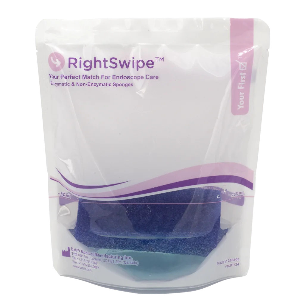 RightSwipe&trade; 酶床旁海绵清洁套装