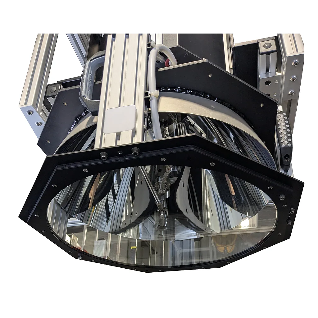 Model HFSS-OW-BF 高通量太阳光模拟器辐射模块输出窗口，Borofloat