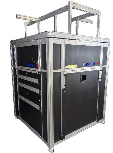 Model HFSS-DFSTAND-4A 高通量太阳光模拟器朝下安装支架，4 个辐射模块，高度可调
