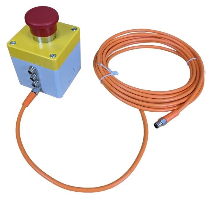 Model HFSS-ESTOP-4 高通量太阳光模拟器急停按钮，4 个辐射模块